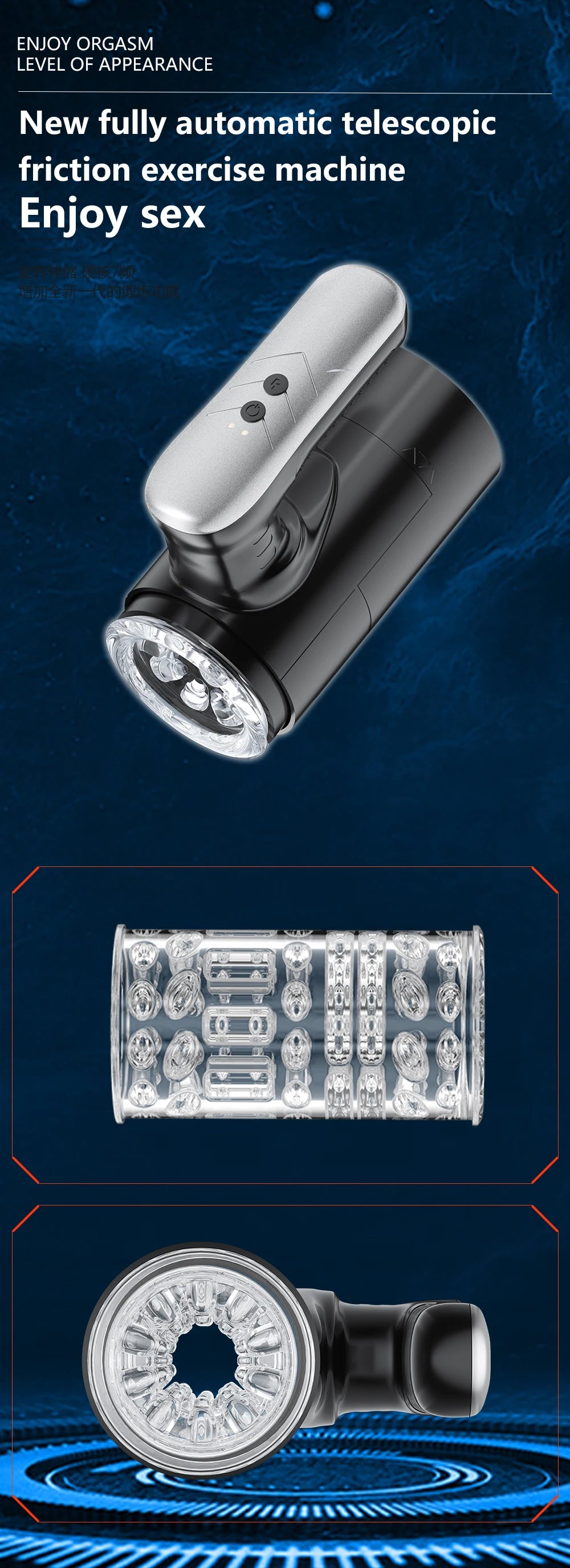 Masturbador masculino automático