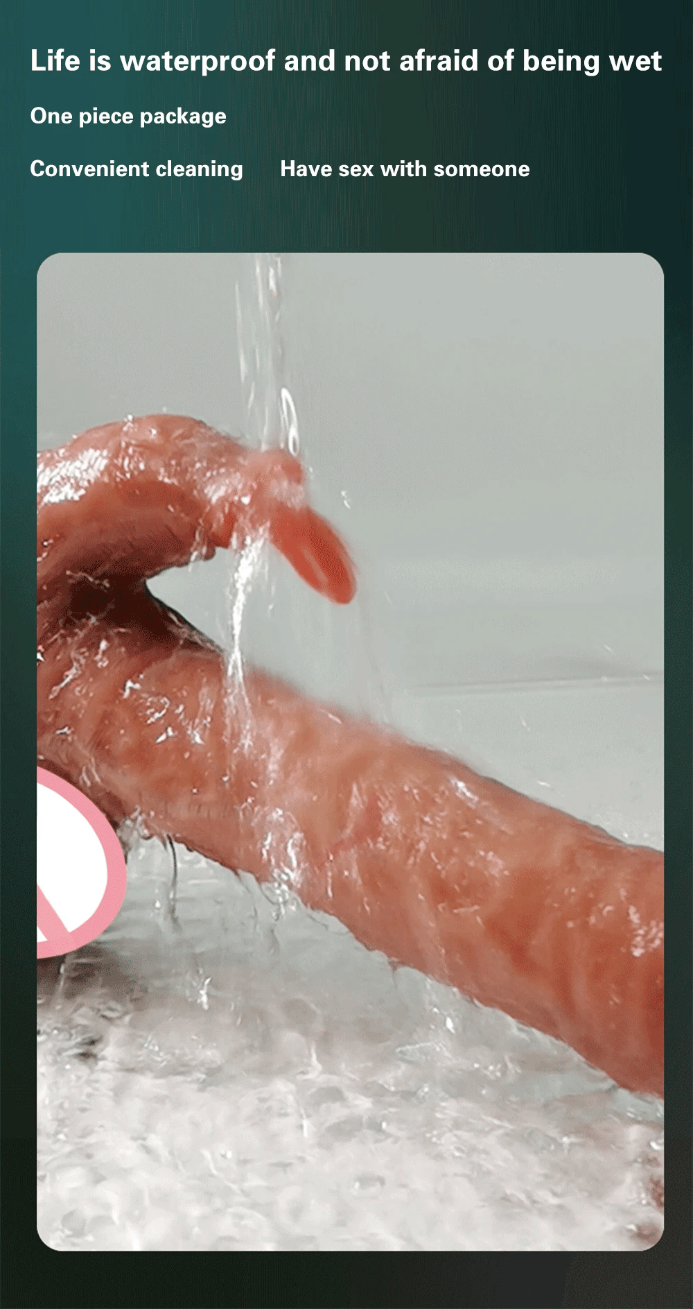 Consolador vibrador realista con Control remoto