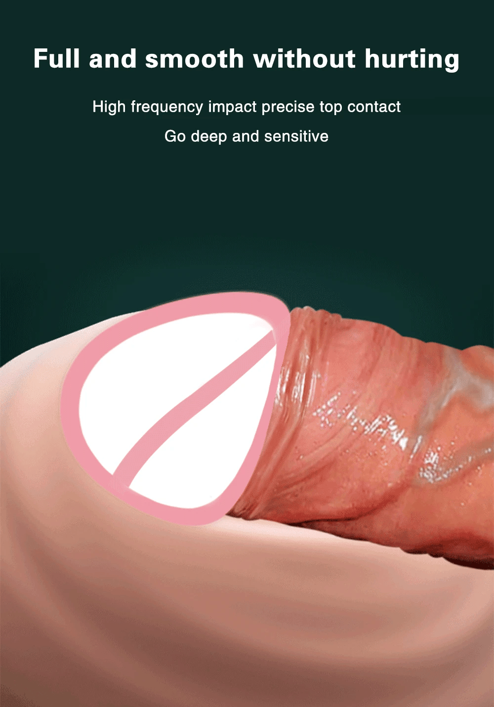 Consolador vibrador realista con Control remoto