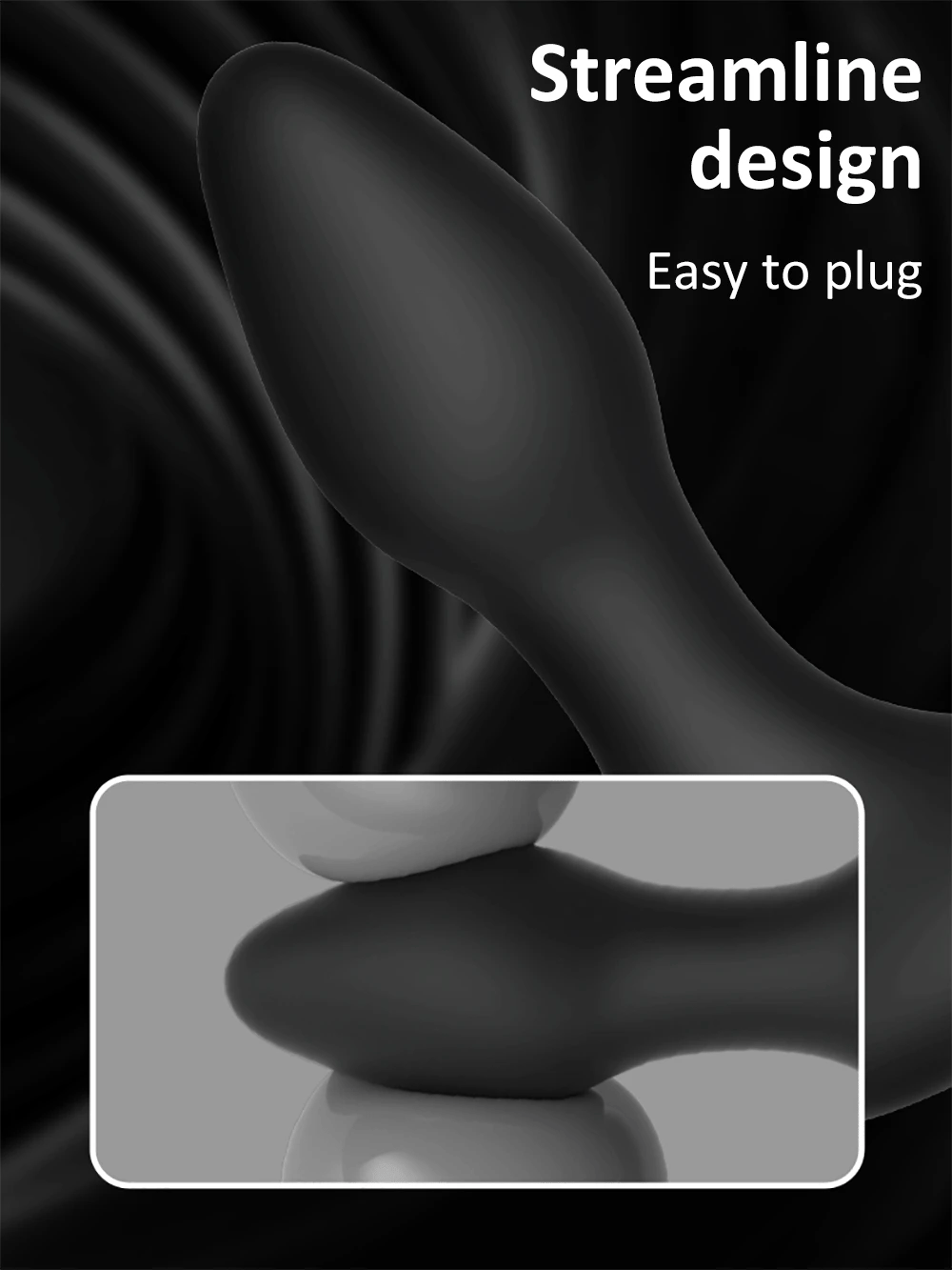 Vibrador Anal con Control remoto.