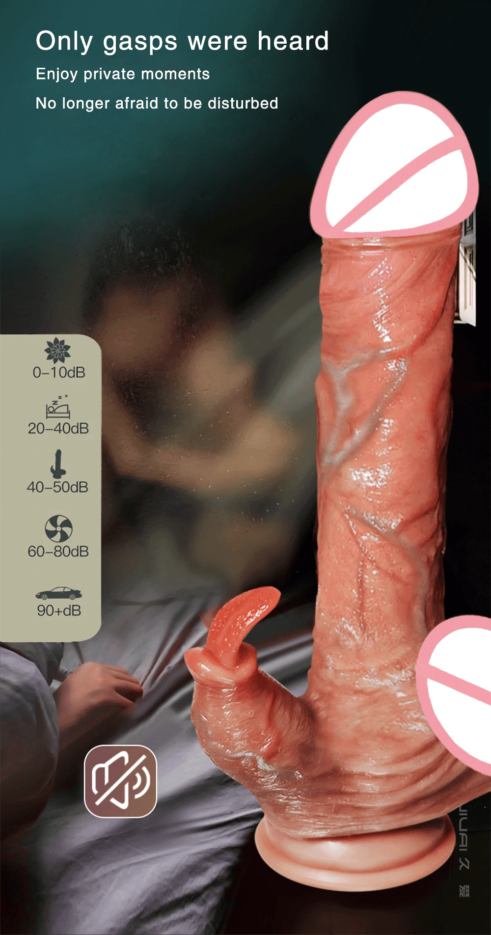 Consolador vibrador realista con Control remoto