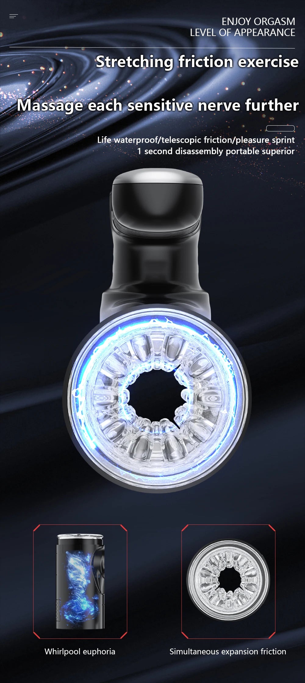 Masturbador masculino automático