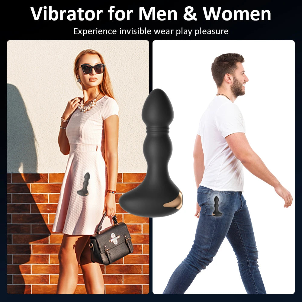 Vibrador consolador para parejas.